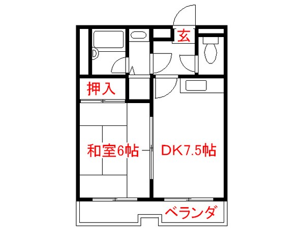 プルミエール勧修寺の物件間取画像